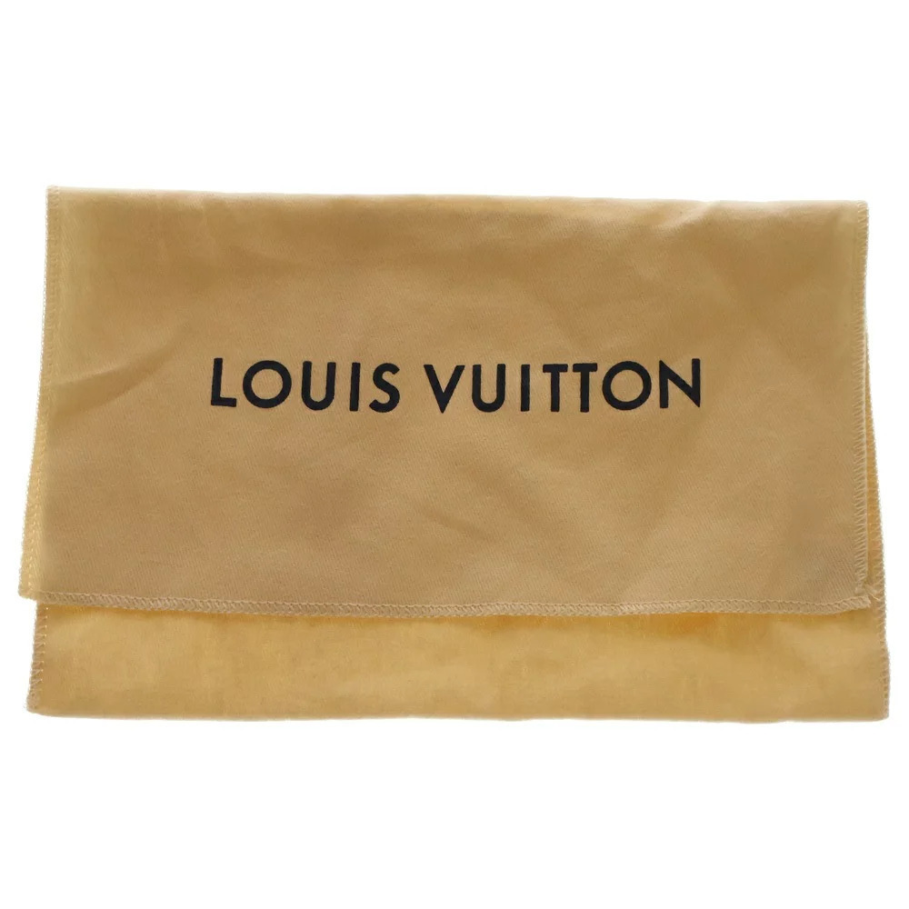 Louis Vuitton deux Bag Pochette Brown Zip Vivienne Shoulder Leather - Picture 6 of 6